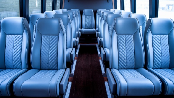 28 passenger minibus inside alafaya
